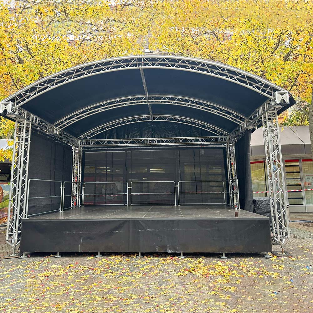 Rundbogenbühne klein Eventservice Bülow